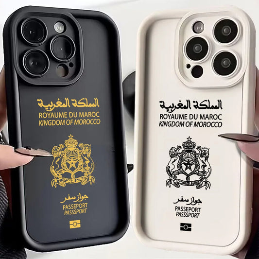 Morocco Passport iPhone Case