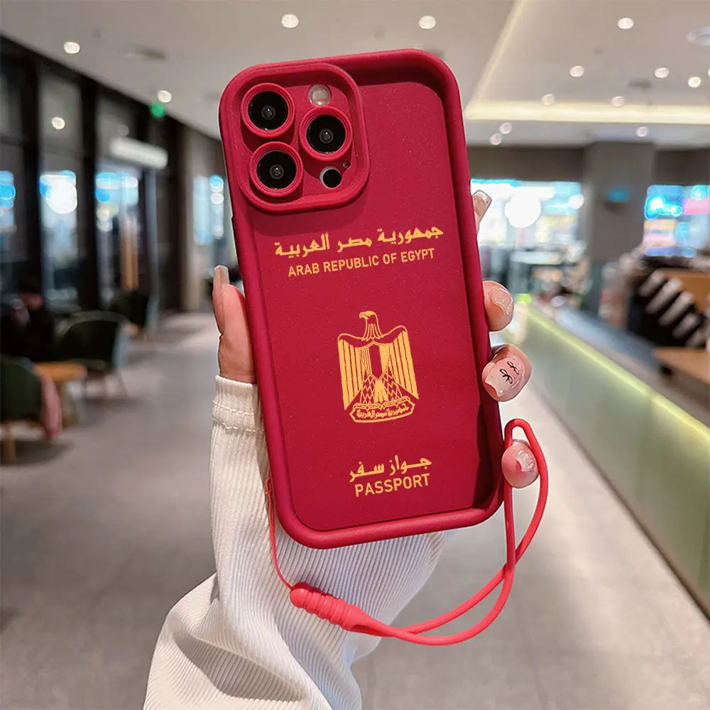 Egypt Passport iPhone Case