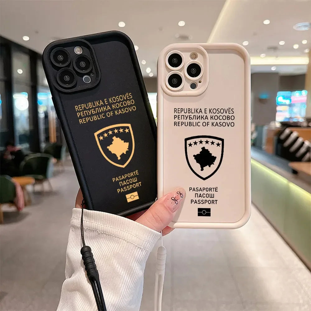 Kosovo Passport iPhone Case