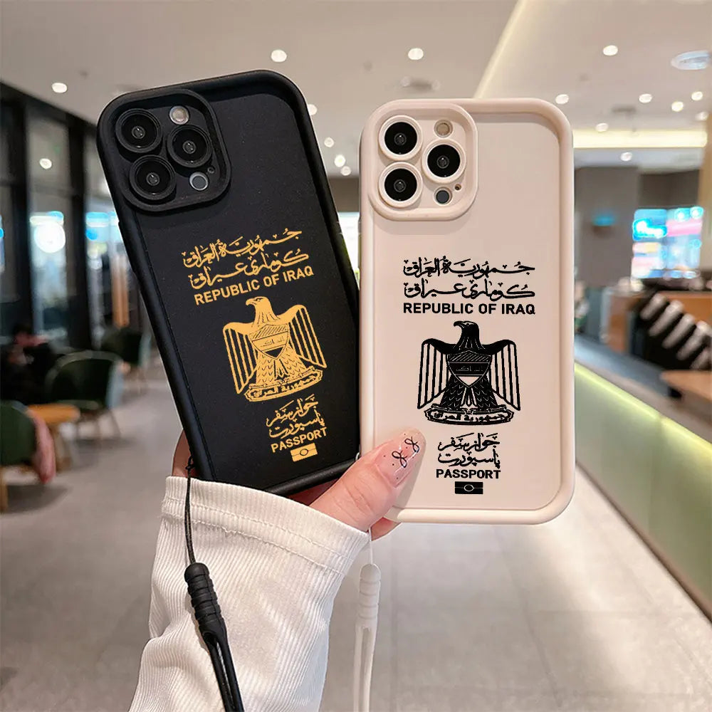 Iraq Passport iPhone Case