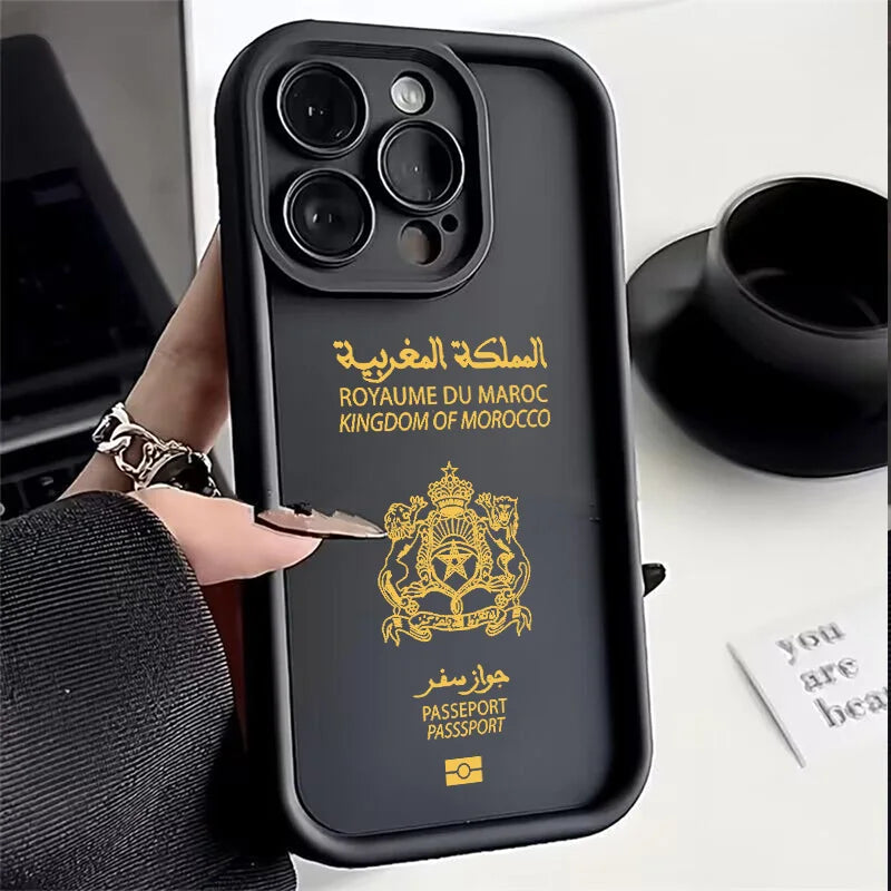 Morocco Passport iPhone Case