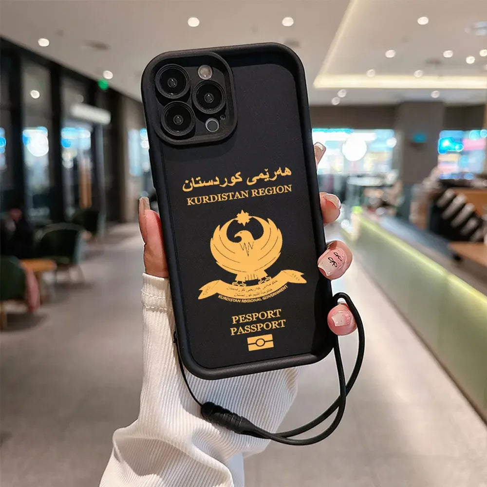 Kurdistan Passport iPhone Case