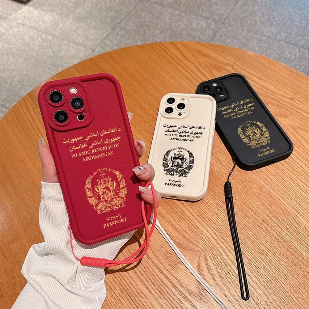 Afghanistan Passport iPhone Case