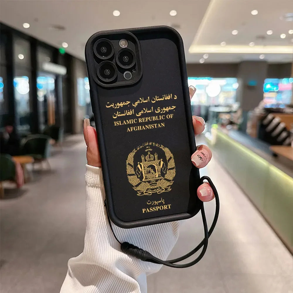 Afghanistan Passport iPhone Case