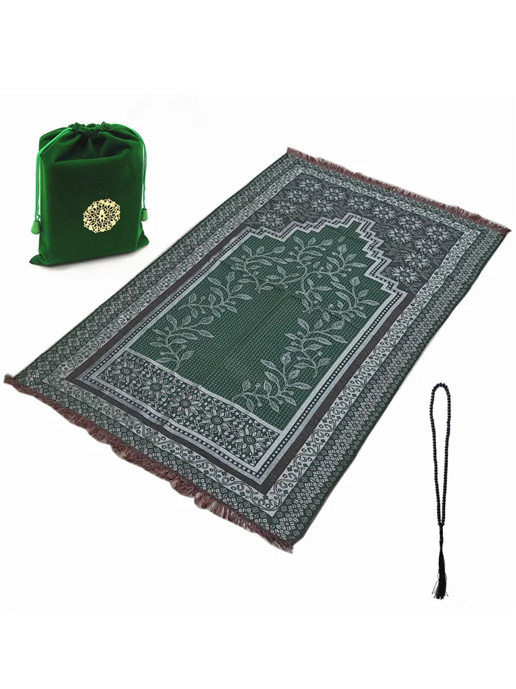 Portable Prayer Mat + Prayer Beads