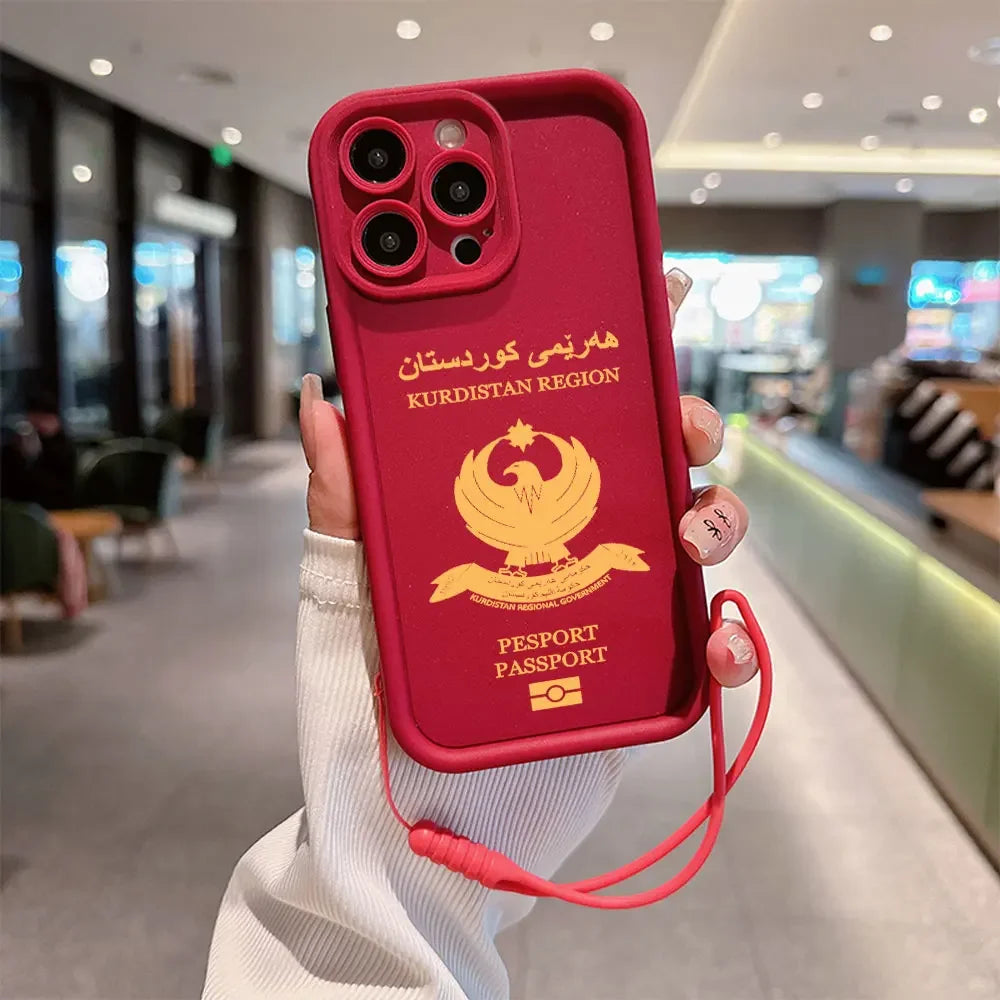 Kurdistan Passport iPhone Case