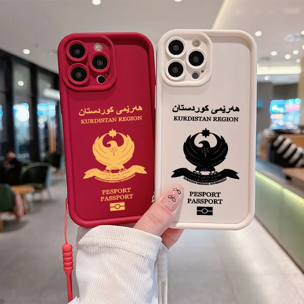 Kurdistan Passport iPhone Case