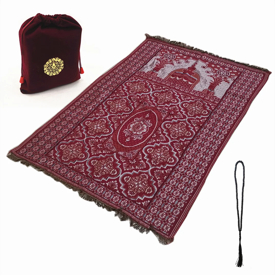 Portable Prayer Mat + Prayer Beads