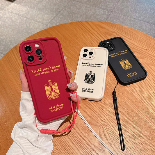 Egypt Passport iPhone Case