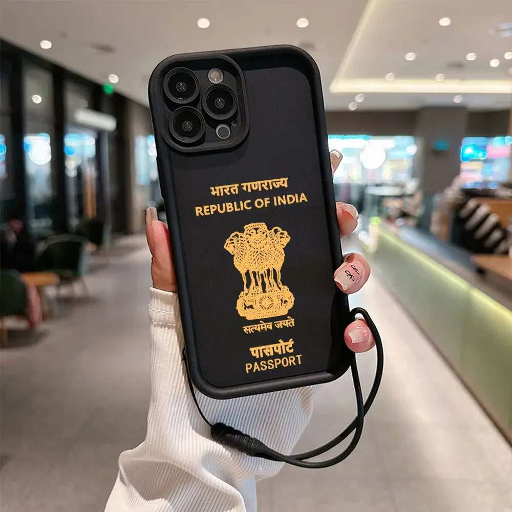 India Passport iPhone Case