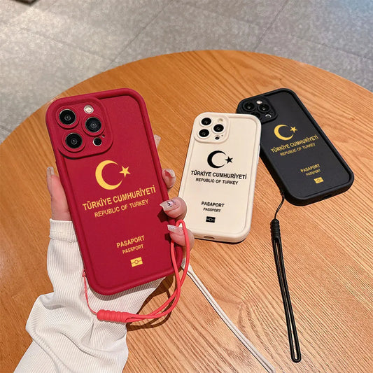 Turkey Passport iPhone Case