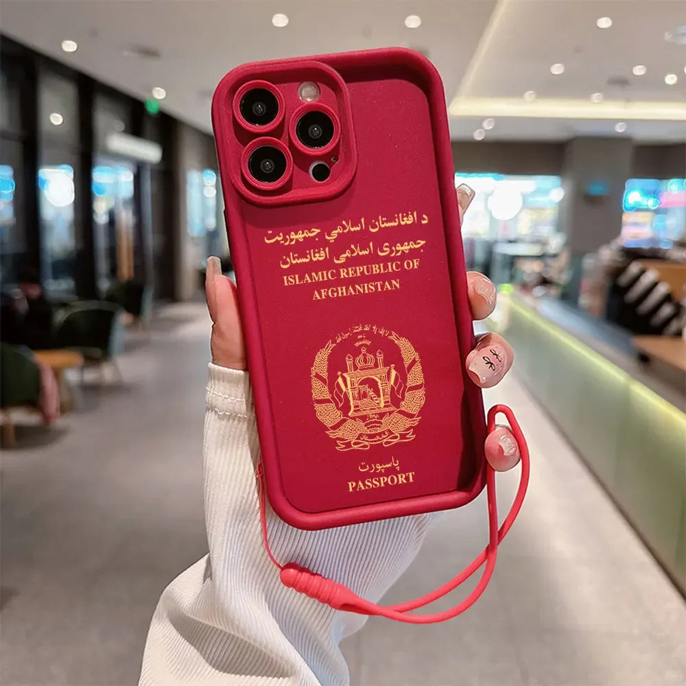 Afghanistan Passport iPhone Case