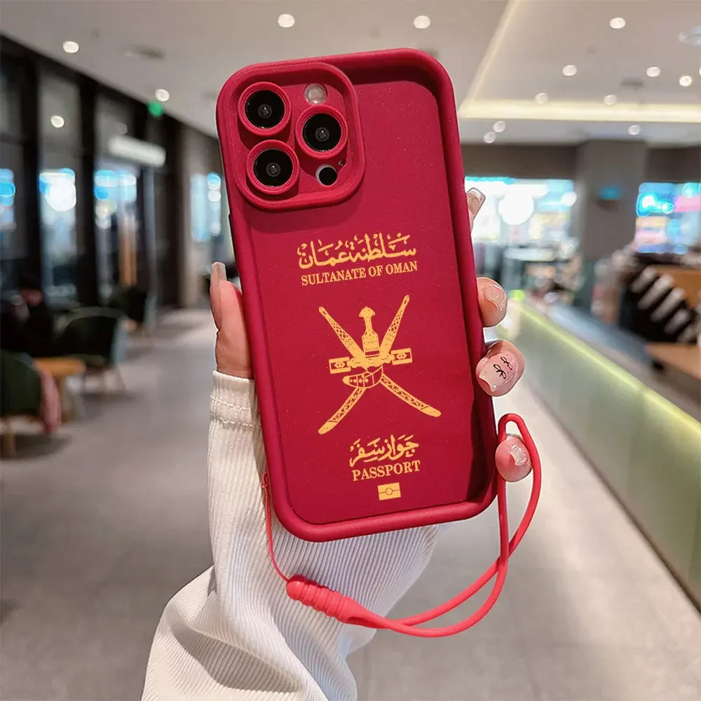 Oman Passport iPhone Case