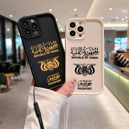 Yemen Passport iPhone Case