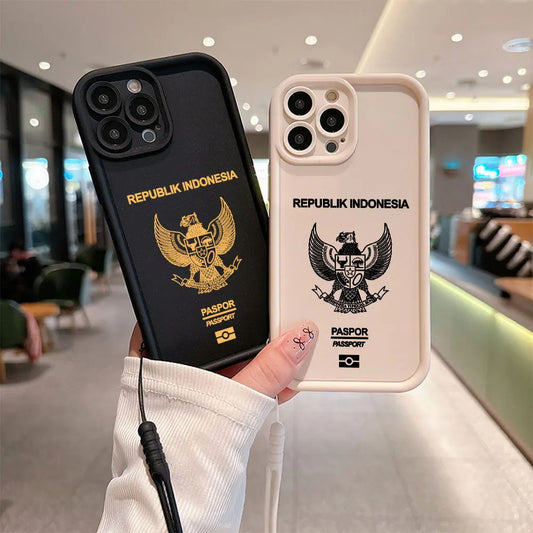 Indonesia Passport iPhone Case