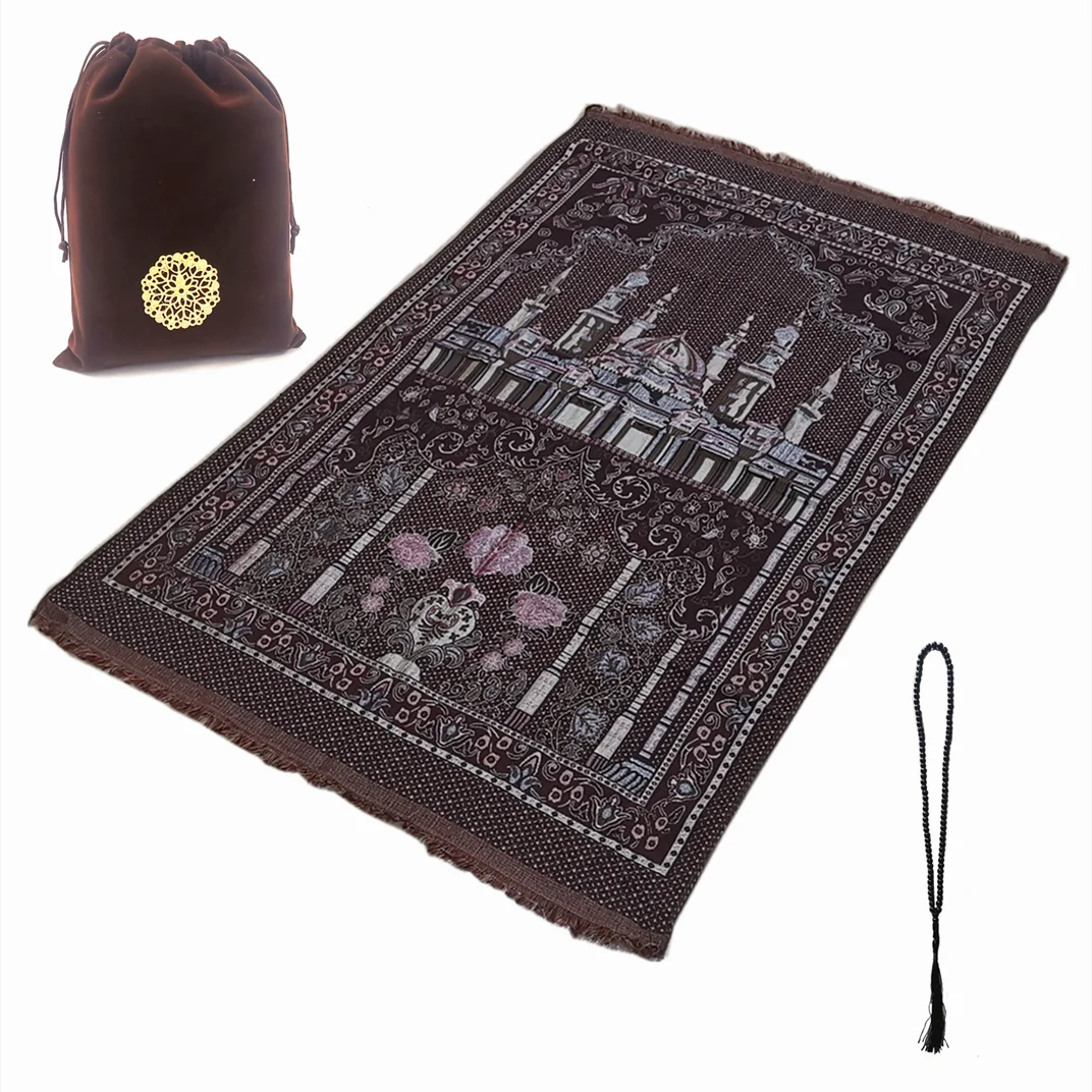 Portable Prayer Mat + Prayer Beads