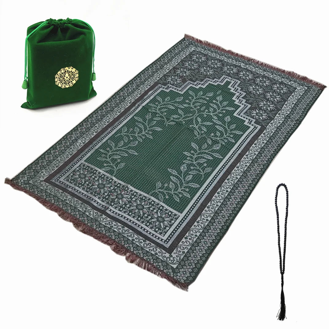 Portable Prayer Mat + Prayer Beads